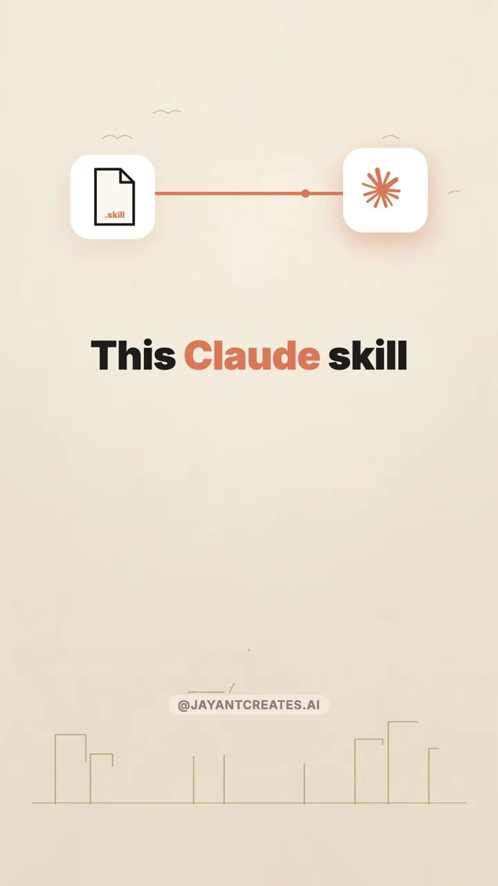 The 25 September remake: This Claude skill makes unlimited reels, on a cream paper background